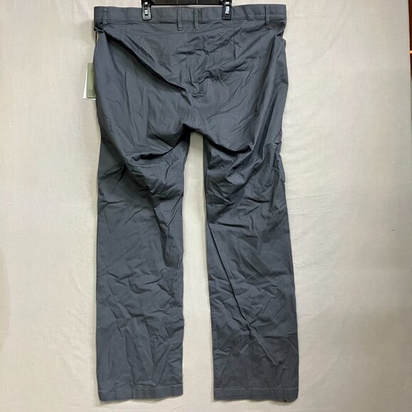 Goodfellow & Co Men's Gray 42X34 Slim Straight Fit Adaptive Chino Pant Ankle Zip - Picture 9 of 11